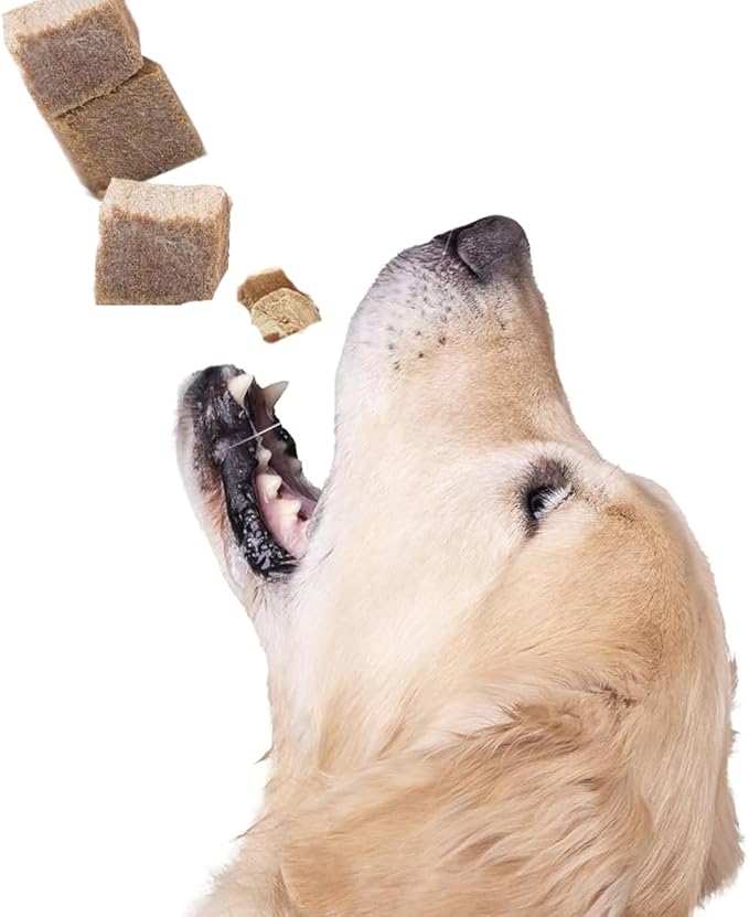 Freeze Dried Duck Liver Cubes Double Pack Dog & Cat Treats Food Topper with Single Ingredient Just Duck Liver (2 Packs)