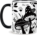 Mushroom Gifts for Women, 11 Oz Boho Coffee Mug, Mothers Day Birthday Gift for Woman, Hippie Gifts for Women, Mushroom Cup, Cute Coffee and Tea Mug Microwave & Dishwasher Safe