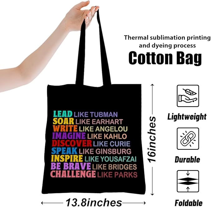 Cute Axolotls Cat, Moon Witch Series Inspirational Quotes Grocery Bags Gifts for Women