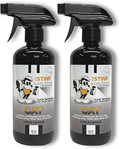 The Stink Solution Cat Odor Eliminator For Litter Box, Home Furniture, Carpet, & More | Completely Remove Urine, Feces, Vomit, & Other Cat Odor Quickly | Cat Products - 2 16 oz Bottles (Citrus Orange)