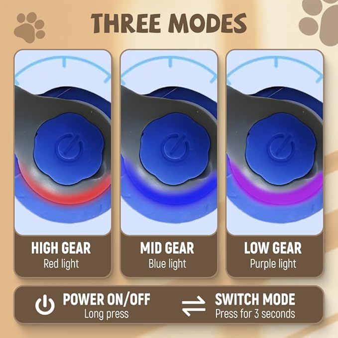 Interactive Cat Toys for Indoor Cats, 2026 Interactive Fast Moving Toys Balls, 360° Automatic Rolling Electric Ball Toy with Rope for Dogs and Cat Indoor Play (Blue+Red)
