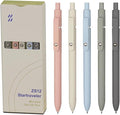 VICO Gel Pens, 5 Pcs 0.5mm Quick Dry Black Ink Pen Fine Point Smooth Writing Pens, Aesthetic Cute Office School Supplies Gifts for Women Men, High-End Series for Journaling Note Taking