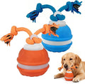 Zealburst Dog Toy, 360° Smart Automatic Rolling Moving for Bored Pet Cats Dogs, 2026 Upgraded Electric Dog Toy (Blue+Orange)