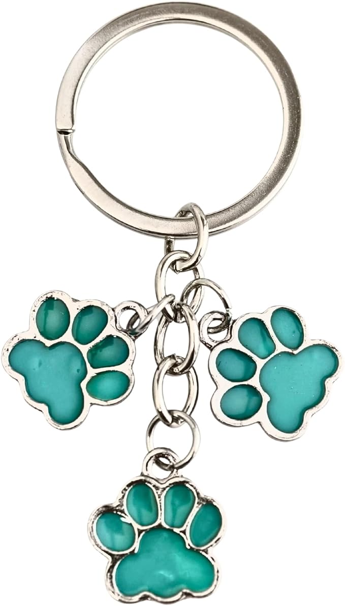 Aesthetic Metal Claw Keychain Cute Key Rings Charms for Women Kawaii Dog Cat Pet Gifts for Bag Backpack Car Keys