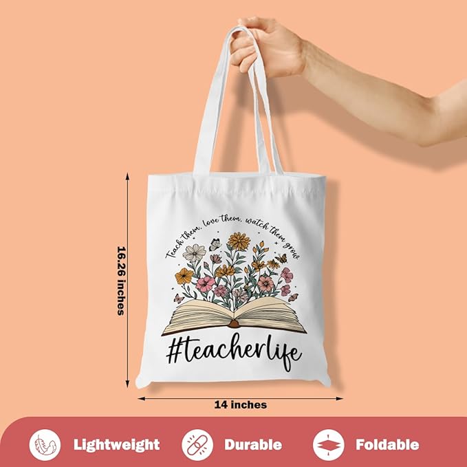 Turtle Gifts Shark Gifts Tote Bag, Hedgehog Horse Gifts for Women Girls, Animals Reusable Grocery Bag Shopping Bag