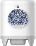 Curtain for Self Cleaning Cat Litter Box,Reduces Cat Litter Bounce, Stops Odors from The Litter Box Self Cleaning (Wave)