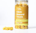 Clink Design Dog Training Treats, Training Treats for Dogs and Cats, Freeze Dried Single Ingredient Egg Yolk Snacks, 7oz