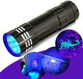 UV Flashlight Black Light, Handheld Blacklight Flashlights 9 Led 395nm Mini Light Torch Pet Urine Detector for Dog Pet Urine Stains, Dry Stains, Bed Bug, Matching with Pet Odor Eliminator