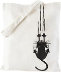 Yivona Canvas Tote Bag for Women, 100% Cotton Cat Tote for Shopping, Travel, School, Gift for Girls, Book Lover, Birthday