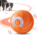 Upgraded Interactive Dog Ball, 2025 New Activated Automatic Rolling Balls for Dogs, Self Moving Vibrating Smart Jumping Bouncing and Rotating Pets Toy to Keep Them Busy (New - Orange)