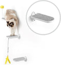 SVD.PET 3-Pack Cat Climbing Stairs with Replaceable Felt Pad, Cat Shelves & Toys for Medium & Large Cats (White)