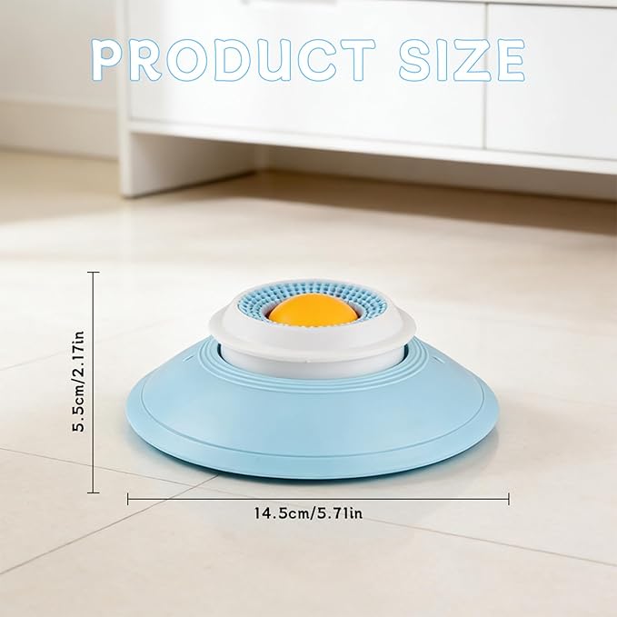 2026 New Lick Sphere Dog,Dog Cat Licks Toys,Dog Cat Licks Toys for Liquid Food,Dog Lick Bowl with Ball,Non-Slip Dogs Liquid Lickbowl（Yellow Ball）