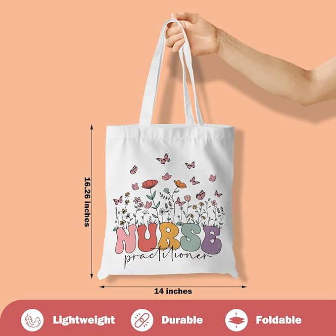Turtle Gifts Shark Gifts Tote Bag, Hedgehog Horse Gifts for Women Girls, Animals Reusable Grocery Bag Shopping Bag