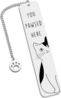 Cat Gifts for Women, Cat Lover Gifts for Women Men Reader, Mothers Day Gift for Cats Mom Dad, Cute Bookmarks for Women Teens Girl Boy, Birthday Gift for Book Lovers, Bookish Gift Reading Accessories