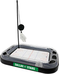 Pets First NHL Dallas Stars Hockey Field Scratching Cat Toy with Interactive Cat Ball Bell and Tracks