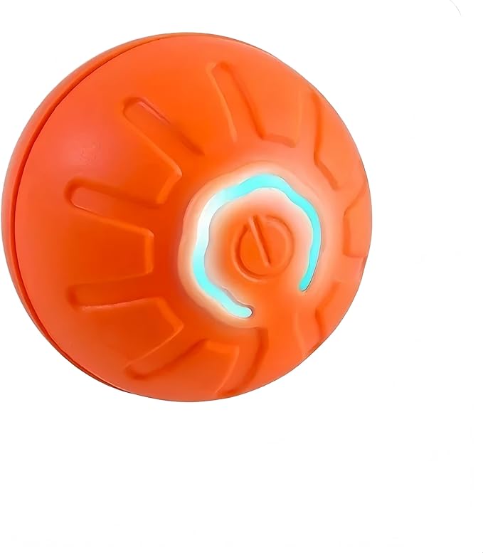 Smart Interactive Dog Toy Ball, USB Rechargeable Automatic Rolling & Bouncing Pet Ball with RGB Lights for Dogs and Cats