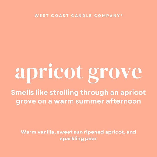 Apricot Grove | Pet Friendly Wax Melts | Natural Soy | Clean Burning | Non-Toxic | Veterinarian Approved | Pet Odor Eliminator | Air Freshening Scented Wax Melts