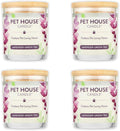 One Fur All Pet House Soy Candles, Clean Burning, Long Lasting, Plant-Based Pet Odor Candles, Lavender Green Tea, 4 Pack