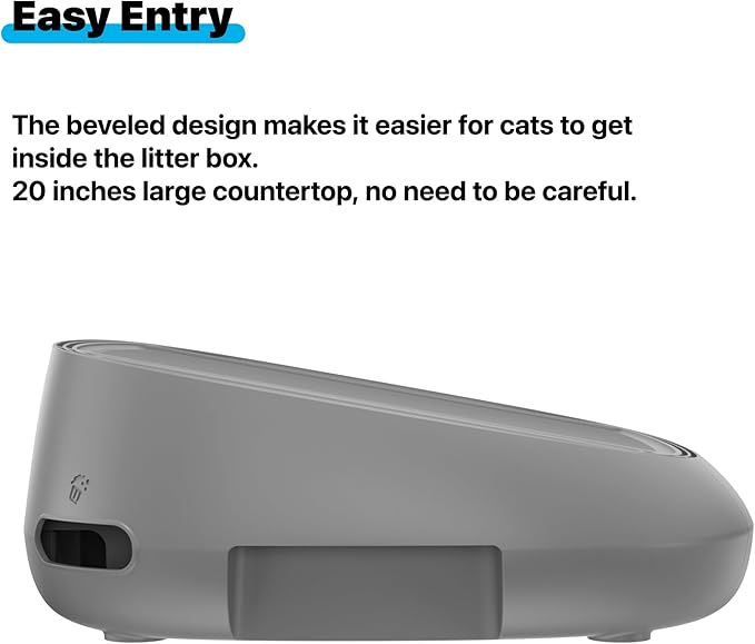Neakasa M1 Open-Top Self Cleaning Cat Litter Box and Neakasa Cat Pedal Step Stool with Filter Function