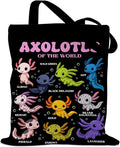 Cute Axolotls Cat, Moon Witch Series Inspirational Quotes Grocery Bags Gifts for Women