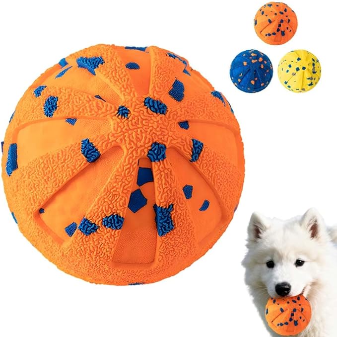 Smart Interactive Dog Balls - 2026 Upgraded Motion Activated Automatic Rolling Ball Toys for Small/Medium/Large Dogs Balls for Boredom to Keep Them Busy (Orange)