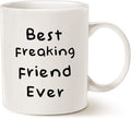 MAUAG Best Friend Coffee Mug, Best Friend Ever Best Holiday Gifts for Friend Cup White, 11 Oz