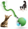 Interactive Cat Toys for Indoor Cats, 2025 New Motion Activated Cat Balls with 360° Smart Automatic Rolling Moving for Bored Kitten Pet Cats Dogs (Green)