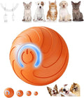 Smart Jumping Ball for Dogs,Duraspin Dog Bouncing Ball,Automatic Rolling,Interactive Bouncing Toys for Small Dogs,Dog, Orange