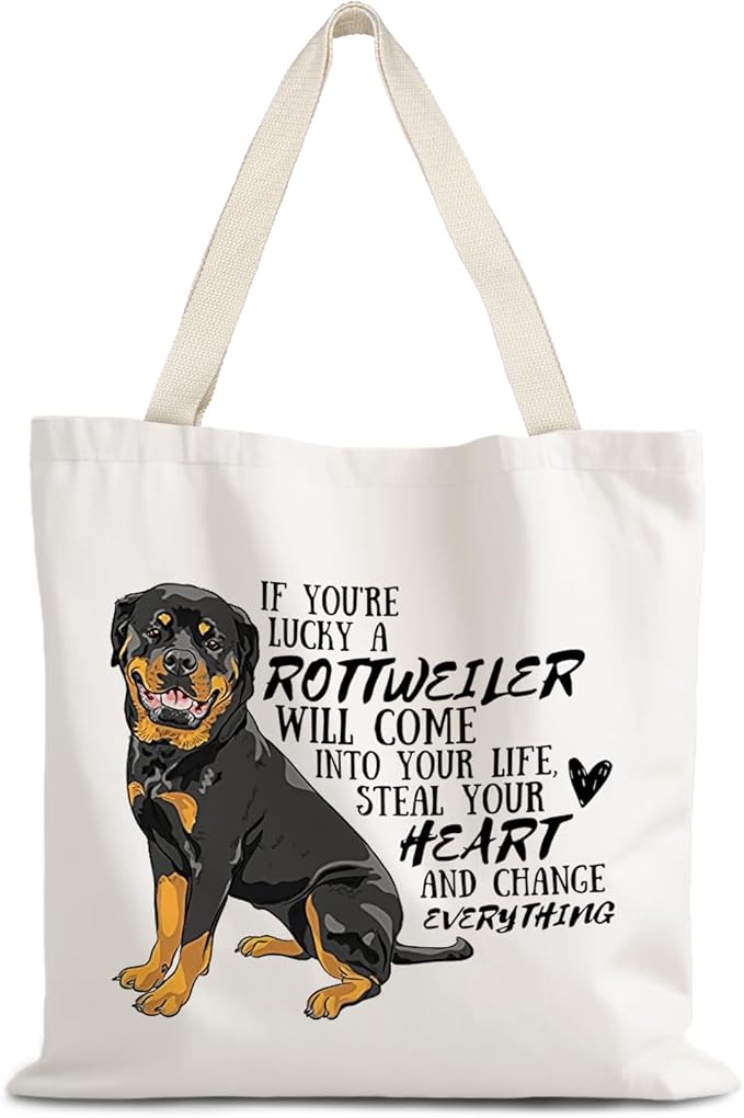 Canvas Tote Bag Aesthetic,Zoon Cow Dog Cat Tote Bag,Gifts for Women Canvas Tote Bags