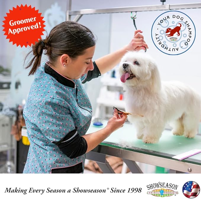 Showseason® Sugar Cookie Pet Shampoo 1 Gallon | Long-Lasting Odor Eliminator | Paraben-Free | Biodegradable and Non-Toxic | Made in The USA
