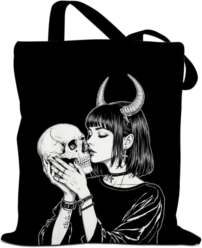 Cute Axolotls Cat, Moon Witch Series Inspirational Quotes Grocery Bags Gifts for Women