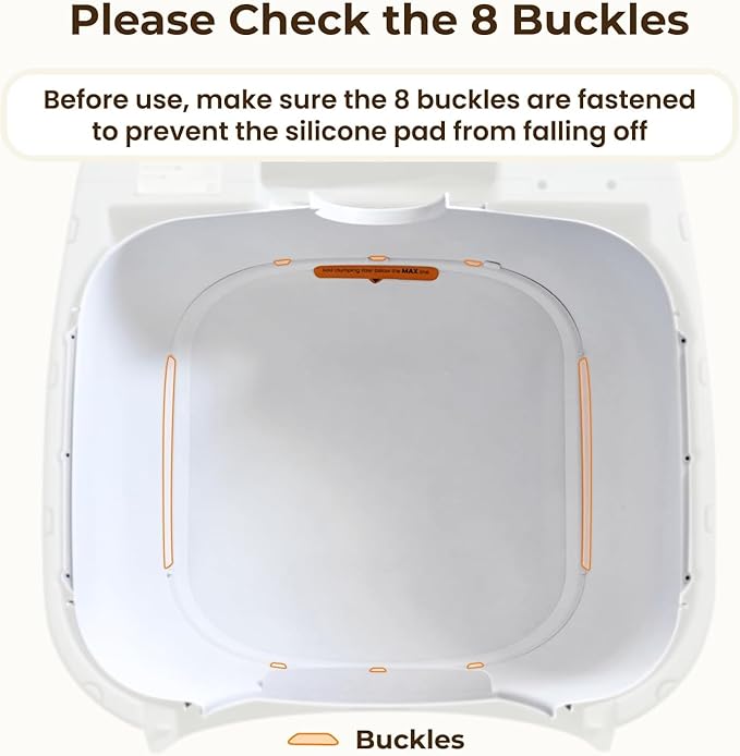 HHOLOVE Silicone Pad for TYpro Self Cleaning Cat Litter Box