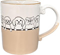 15oz Dog Lovers Mug, Dog Coffee Mug Funny Ceramic Tea Cup Novelty Gifts for Office and Home Women Girls Men Dishwasher Microwave Safe, White