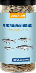 Freeze Dried Minnows Cat & Dog Treats, 6.5 oz, Single Ingredient, Grain Free, All Life Stages