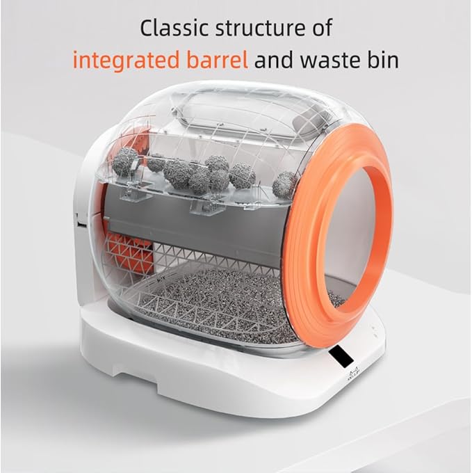 3.0 Self Cleaning Litter Box, 65L +9L, All Litter Compatible,Extra Large Automatic Litter Box for Multiple Cats with Garbage Bags, Odor Control Device，Mat, App Control, 2024 Upgrade