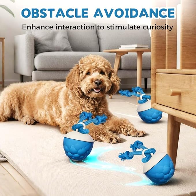 Interactive Dog Toys, 2026 Upgraded Motion Activated Automatic Rolling Ball Toys for Small/Medium/Large Dogs, 360° Smart Automatic Rolling Moving Balls for Boredom to Keep Them Busy (Orange 2PCS)