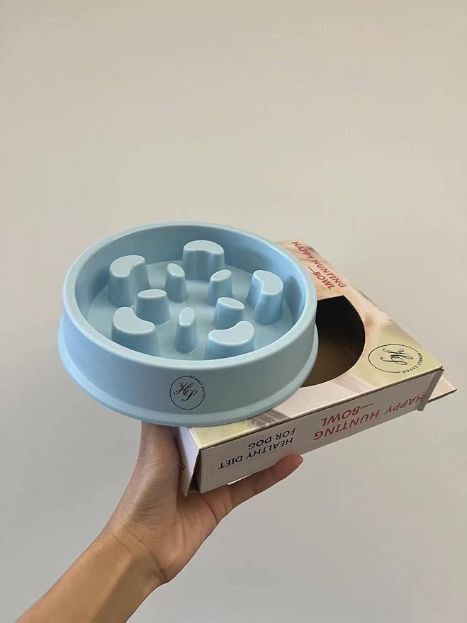 Dog Slow Feeder Bowl Pet Slow Feeding Bowl Pet Training Bowl for Small Medium Dogs and Cats Slow Feeder Dog Bowl, 3.5oz/95g