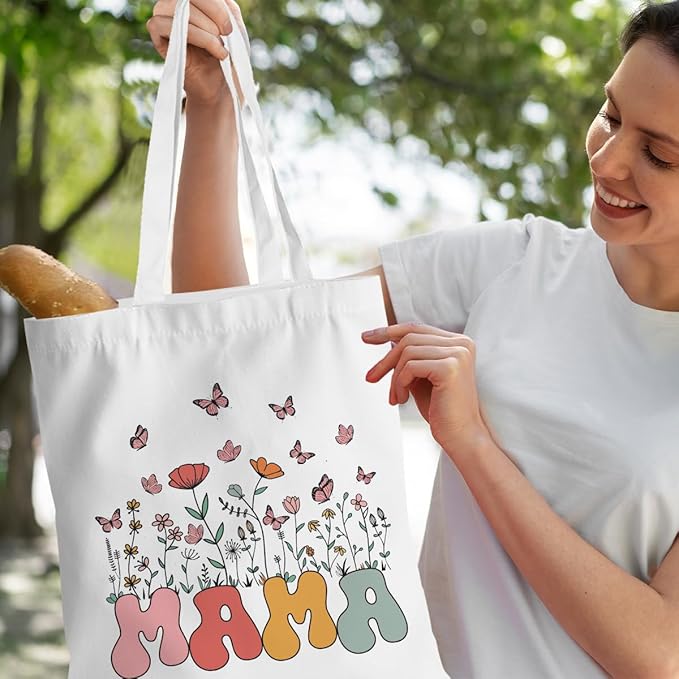 Turtle Gifts Shark Gifts Tote Bag, Hedgehog Horse Gifts for Women Girls, Animals Reusable Grocery Bag Shopping Bag