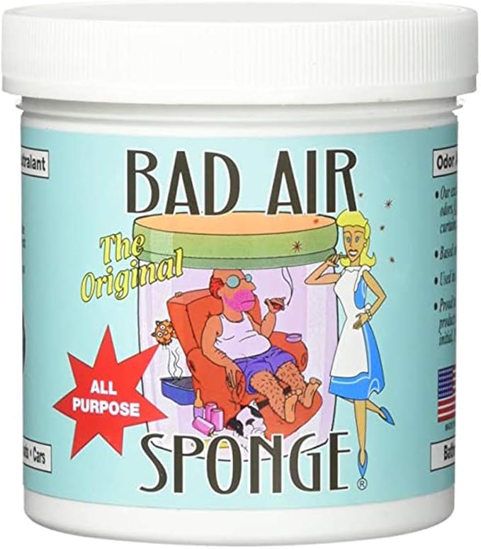 The ORIGINAL Bad Air Sponge Odor Absorbing Neutralant, 14.5 ounce (.45kg)