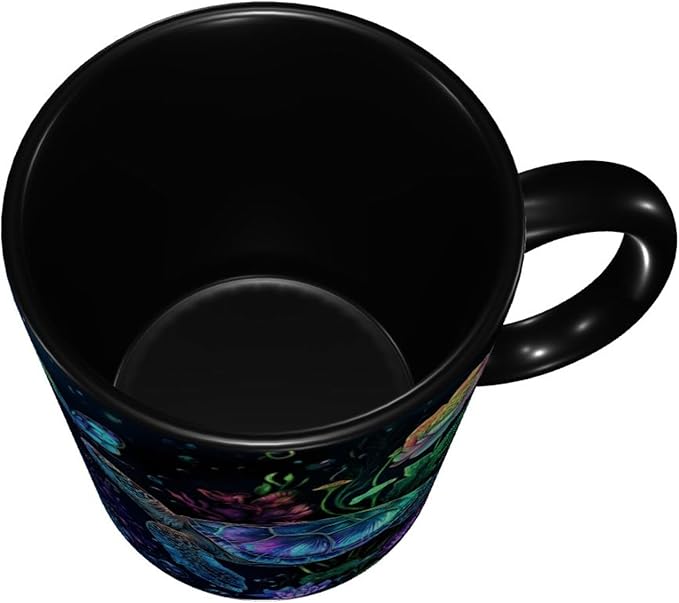 Sea Turtle Coffee Mug Funny Ceramic Tea Cup With Handle Dishwasher Microwave Safe for Women 11oz Porcelain Mugs