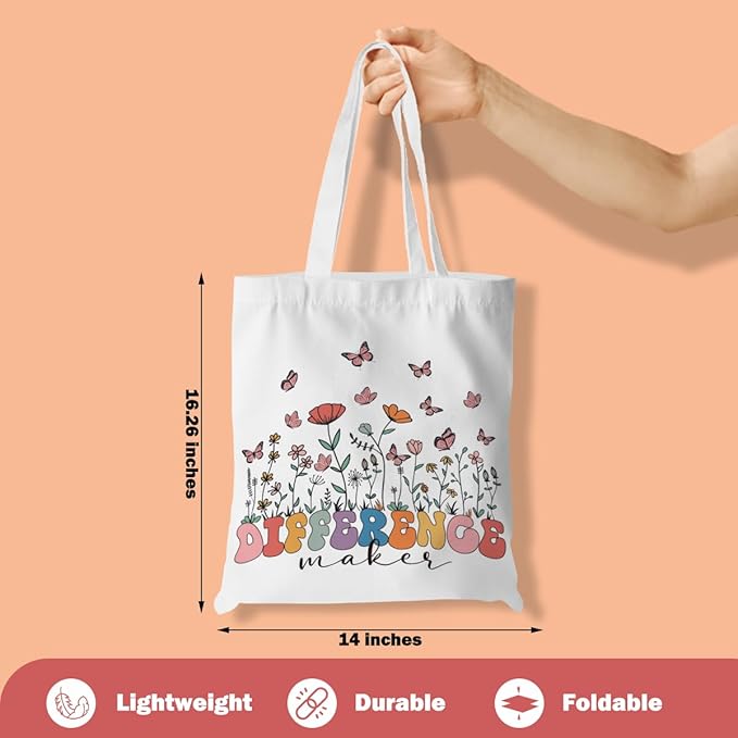 Turtle Gifts Shark Gifts Tote Bag, Hedgehog Horse Gifts for Women Girls, Animals Reusable Grocery Bag Shopping Bag