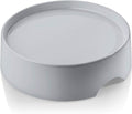 CatGuru Food Table for Cat Bowls, Elevated Feeding Station for Cat Food Bowl, Raised Stand for Pet Food and Water Bowls, Pet Feeder for Indoor Cats, Stress Free Stand for Pet Dishes or Plates (Grey)