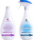 POOPH Pet Odor Eliminator Laundry Additive - 2-32oz Bottles - Eliminates Odors at The Molecular Level, Dogs, Cats, Freshener, Eliminator, Urine, Poop, Pee, Deodorizer, Puppy, Fresh, Clean