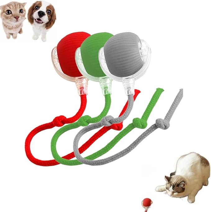 Smart Motion Pet Ball, Interactive Cat Toy for Indoor Cats, Automatic Moving, Two Speed