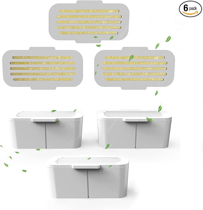 Deodorizer for PetSafe ScoopFree SmartSpin Self-Cleaning Cat Litter Box, Odor Control Compatible with HHOLOVE Self-Cleaning Cat Litter Box, Deodorizer Refill (6 Pack)