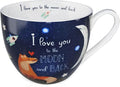 I Love You Coffee Mug, Premium 20 oz Bone China Coffee Tea Hug Mug, Perfect Christmas, Birthday, and Valentine's Day Gift for Lovers and Family Members, Designed in England by Harvest Green Studio
