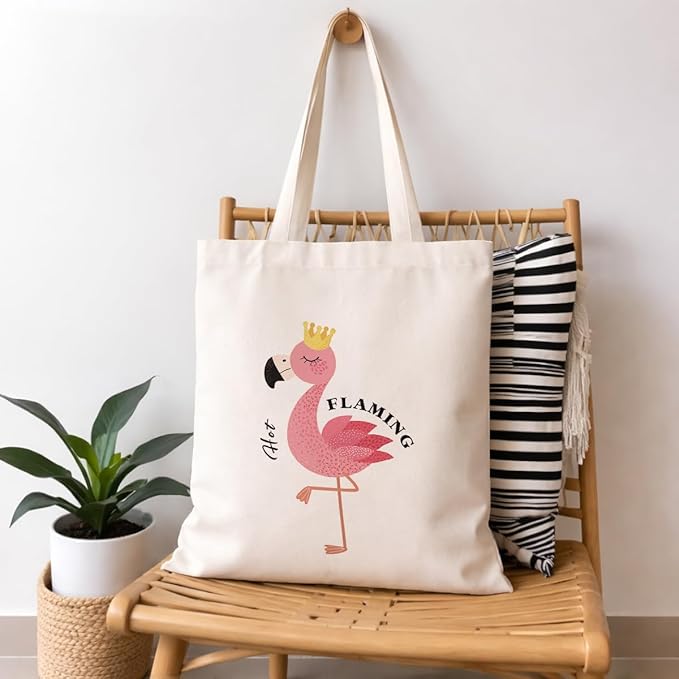 Cute Animal Tote Bag, Animal Lover Gift, Canvas Tote Bag for Women, Reusable Shopping Bags for Casual Shopping Work