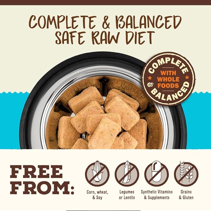 Primal Freeze Dried Raw Cat Food Nuggets Chicken & Salmon, Complete & Balanced Meal or Topper, Premium, Healthy, Grain Free, High Protein Raw Cat Food with Probiotics (5.5 oz)
