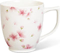Ceramic Coffee Mug - Cherry Blossom Cup, 15 oz Froal Mug for Coffee Milk Latte, Christmas Mothers Valentine Day Gifts for Women