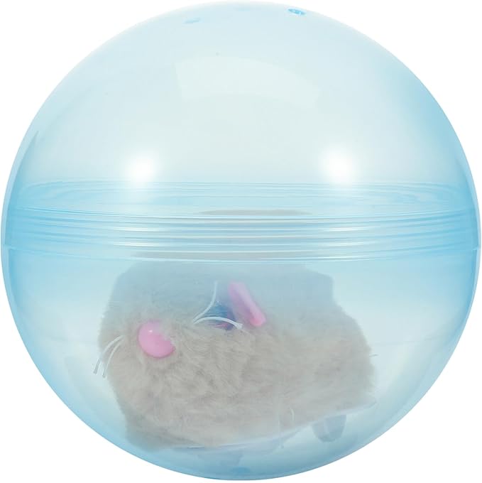 BESTOYARD Electronic Cat Toy Interactive Rolling Ball for Indoor Cats 4.72 Inch Motorized Cat Teaser Toy for Pet Play and Exercise